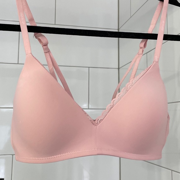 Aerie Real Happy Wireless Lightly Lined Bra - Pink - Picture 5 of 8